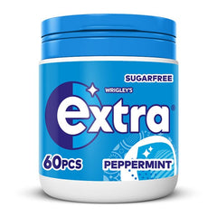 Extra Peppermint Sugarfree Chewing Gum Bottle 60 Pieces