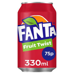 Fanta Fruit Twist 330ml PMP 75p