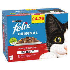 Felix Original Meaty Selection in Jelly 12 x 100g (1.2kg)