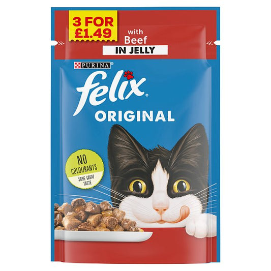 Felix Original with Beef in Jelly 100g