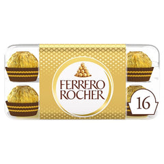 Ferrero Rocher Chocolate Pralines Gift Box of Chocolate 16 Pieces (200g)