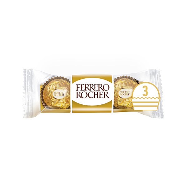 Ferrero Rocher Chocolate Pralines Treat Pack 3 Pieces (37.5g)