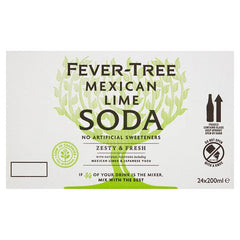 Fever-Tree Mexican Lime Soda 24 x 200ml