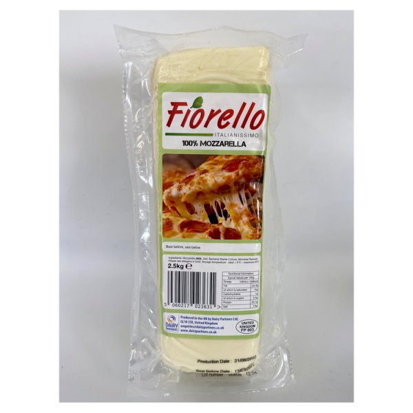 Fiorello 100% Mozzarella 2.5kg