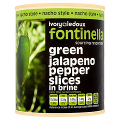 Fontinella Green Jalapeno Pepper Slices in Brine 800g