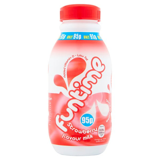 Funtime Strawberry Flavour Milk 500ml