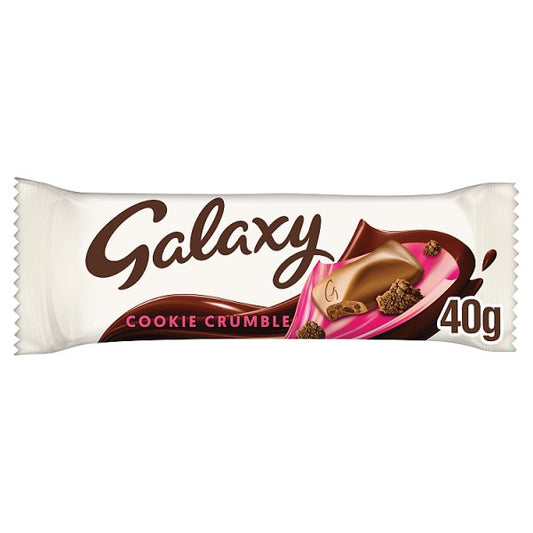 Galaxy Cookie Crumble Chocolate Bar 40g