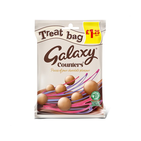 Galaxy Counters Milk Chocolate Buttons Treat Bag £1.25 PMP 78g