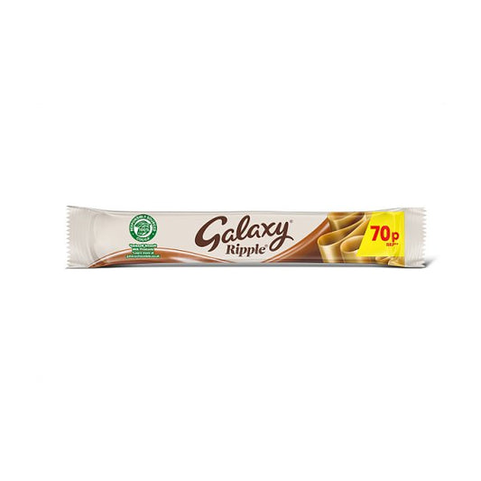 Galaxy Ripple Milk Chocolate Snack Bar £0.70 PMP 33g