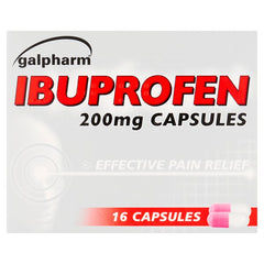 Galpharm Ibuprofen 200mg Capsules 16 Capsules