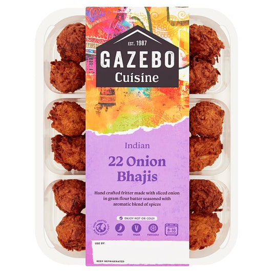 Gazebo Cuisine 22 Indian Onion Bhajis 660g