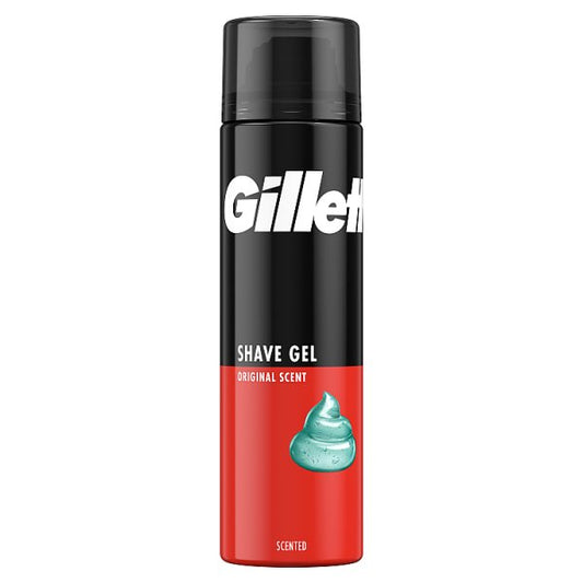 Gillette Classic Shave Gel with Original Scent, Quick & Easy Shave, 200ml