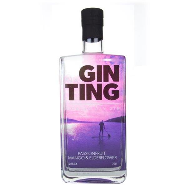 GinTing Premium Dry Gin Passionfruit, Mango & Elderflower 70cl