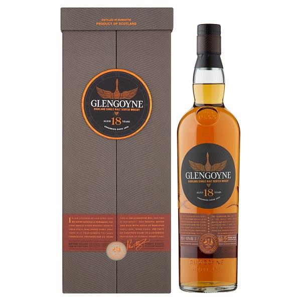 Glengoyne 18 Year Old Highland Single Malt Scotch Whisky, 70cl