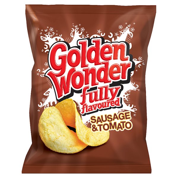 Golden Wonder Fully Flavoured Sausage & Tomato 32.5g