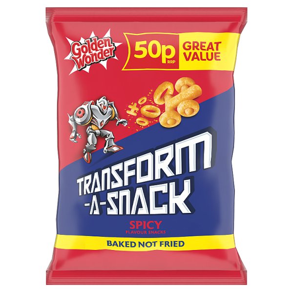 Golden Wonder Transform-A-Snack Spicy Flavour Snacks 27g