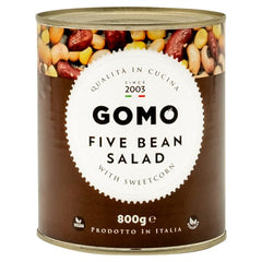 Gomo Five Bean Salad with Sweetcorn 800g