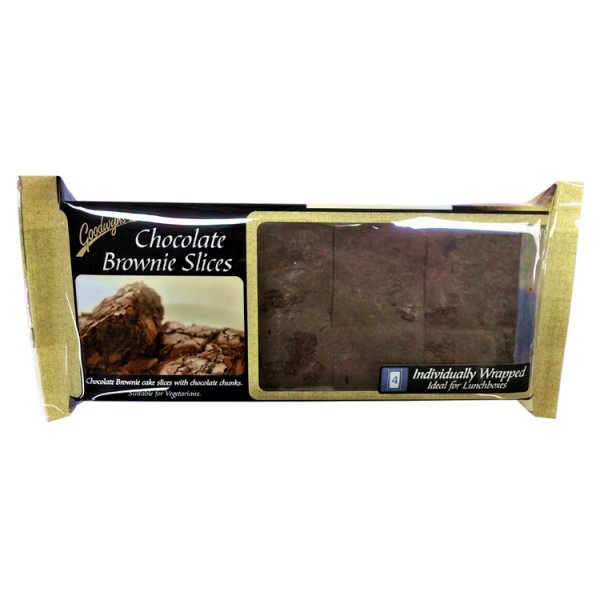 Goodwyns 4 Chocolate Brownie Slices 225g