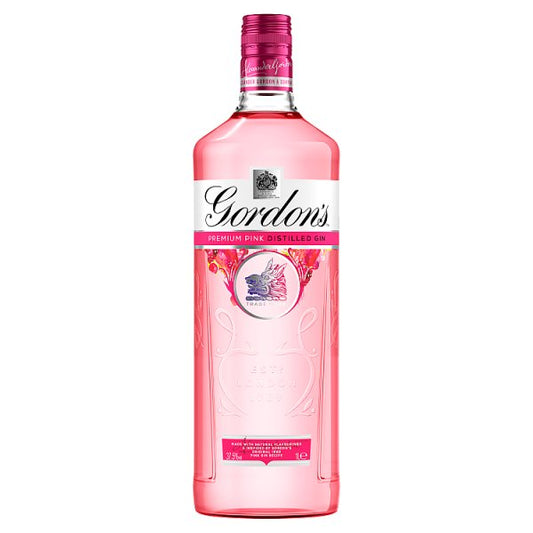 Gordon's Premium Pink Distilled Gin - 37.5% vol 70cl Bottle