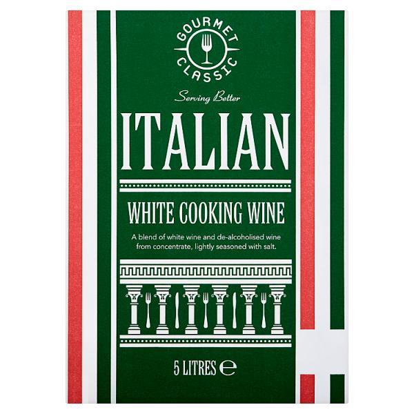 Gourmet Classic Italian White Cooking Wine 5 Litres