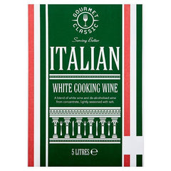 Gourmet Classic Italian White Cooking Wine 5 Litres