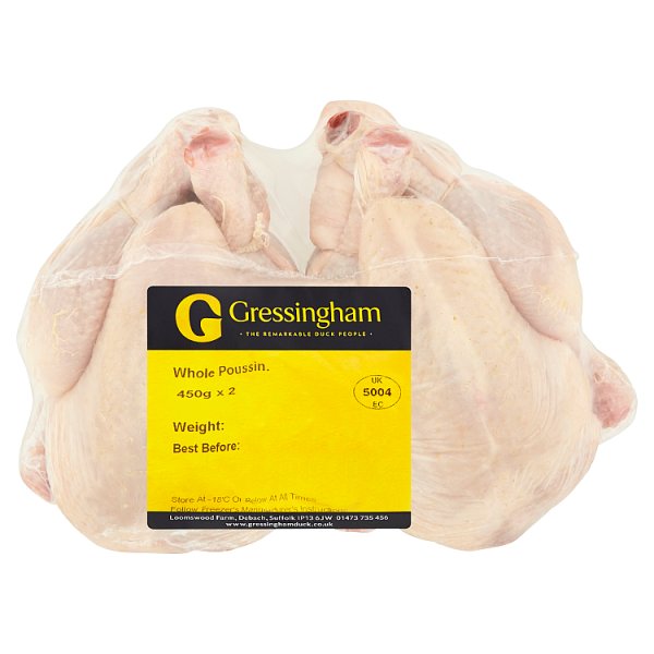 Gressingham Whole Poussin 2 x 450g (900g)