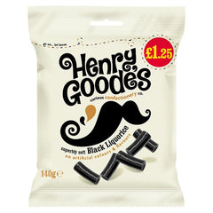 Henry Goode's Superbly Soft Black Liquorice 140g