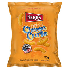 Herr's Baked Cheese Curls Flavoured Cheese Curls 113g