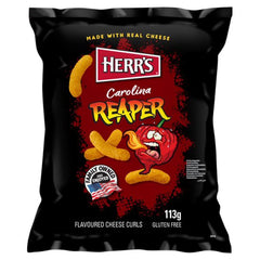 Herr's Carolina Reaper Flavoured Cheese Curls 113g