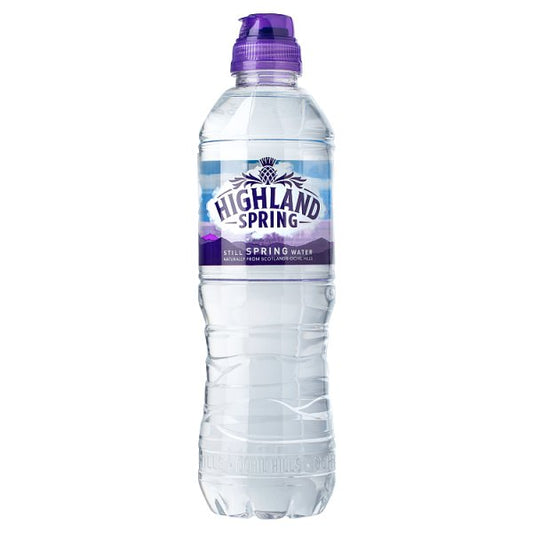 Highland Spring Still Spring Water Sports Cap 500ml