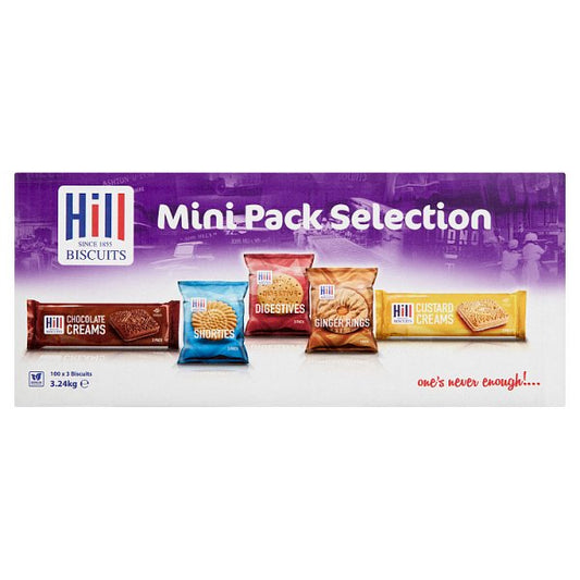 Hill Biscuits Mini Pack Selection 3.24kg