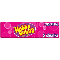 Hubba Bubba Original Flavour Bubble Gum 5 Chunky Chews