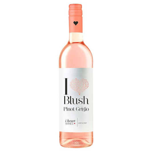 I Heart Wines Blush Pinot Grigio 75cl