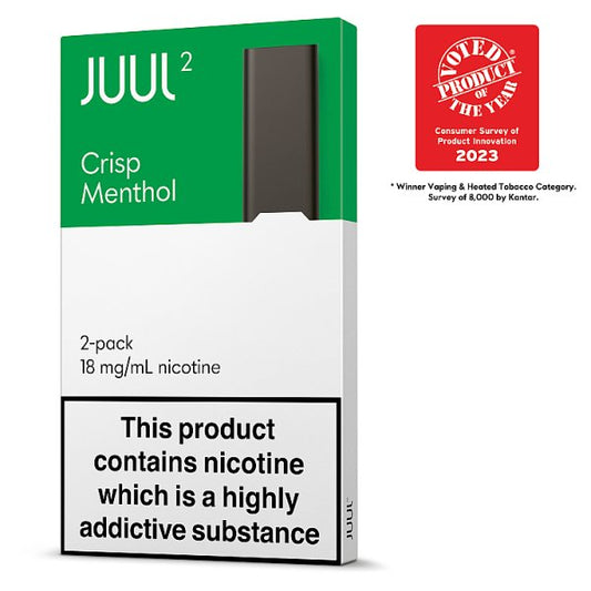 JUUL2 Pods Crisp Menthol (Pack of 2)