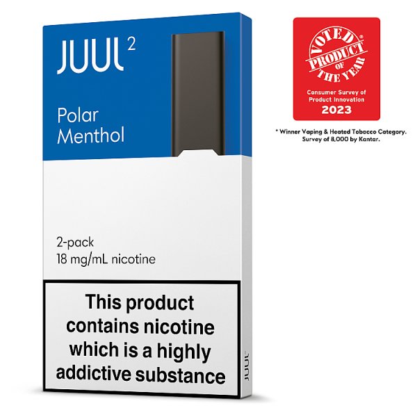 JUUL2 Pods Polar Menthol 2 Pack 18mg/ml Nicotine