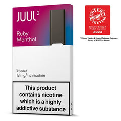 JUUL2 Pods Ruby Menthol (Pack of 2) 18mg/ml Nicotine