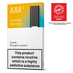 JUUL2 Pods Summer Menthol (Pack of 2) 18mg/ml Nicotine Content