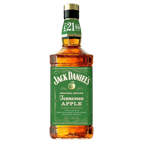 Jack Daniel's Tennessee Whiskey Blended with Apple Liqueur 70 cL £21.99 PMP