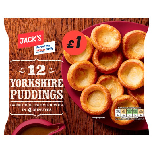 Jack's 12 Yorkshire Puddings 185g