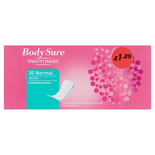 Jack's 30 Normal Body Sure Pantyliners