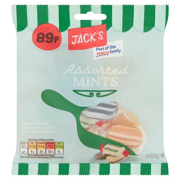 Jack's Assorted Mints 140g