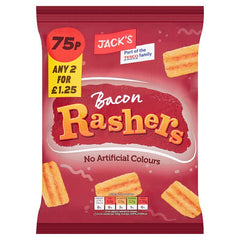 Jack's Bacon Rashers 70g