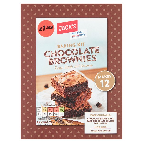 Jack's Baking Kit Chocolate Brownies 285g