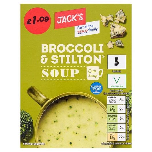 Jack's Broccoli & Stilton Cup Soup 120g