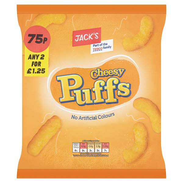 Jack's Cheesy Puffs 70g