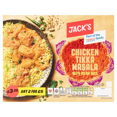 Jack's Chicken Tikka Masala with Pilau Rice 400g