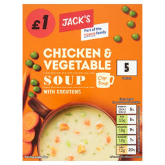 Jack's Chicken & Vegetable Cup Soup with Croutons 110g