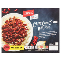 Jack's Chilli Con Carne with Rice 400g