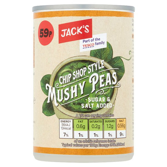 Jack's Chip Shop Style Mushy Peas 300g