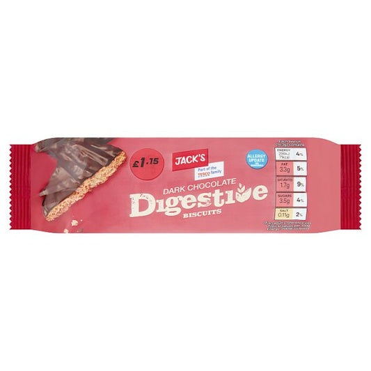 Jack's Dark Chocolate Digestive Biscuits 200g